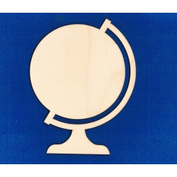 SKLEJKA #3mm Globus 17,5x13,5cm